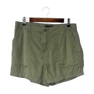 Social Standard Sanctuary Green Cargo Shorts High Waist Lyocell Soft Size Large